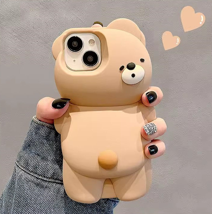 Lovely Bear Phone Case for iphone 11/12/12pro/12pro max/13/13pro/13pro max/14/14pro/14pro max/15/15pro/15ultra/15plus/15pro max PN6689