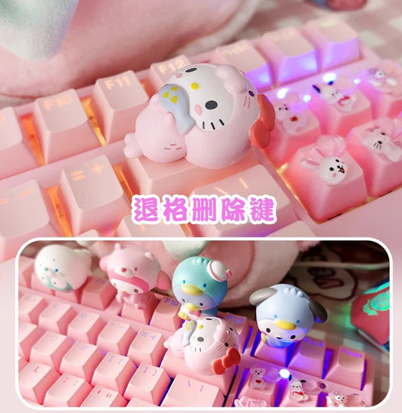 Cartoon Anime Keyboard Key Caps PN6375