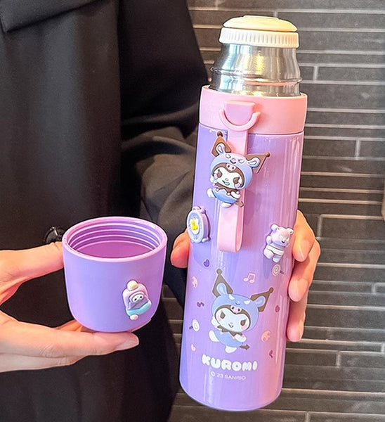 Cute Anime Vacuum Water Bottle PN6295