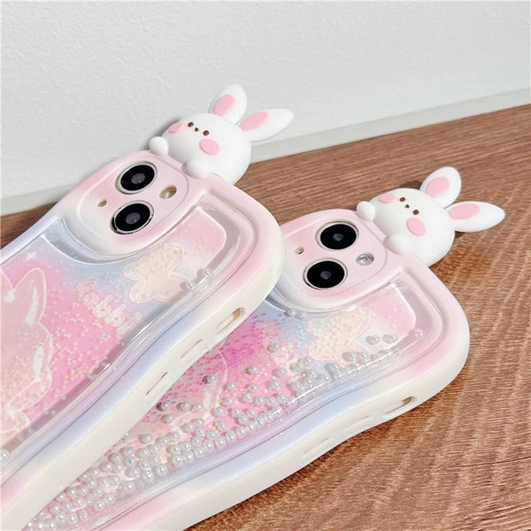 Kawaii Bunny Phone Case for iPhone 11/11pro/11pro max/12/12pro/12pro max/13/13pro/13pro max/14/14 pro/14 plus/14pro max PN5916