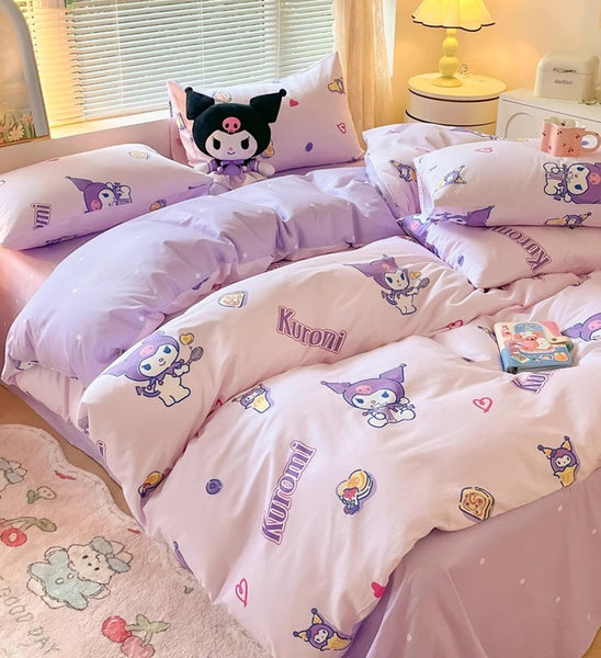 Kawaii Kuromi Bedding Set PN6273