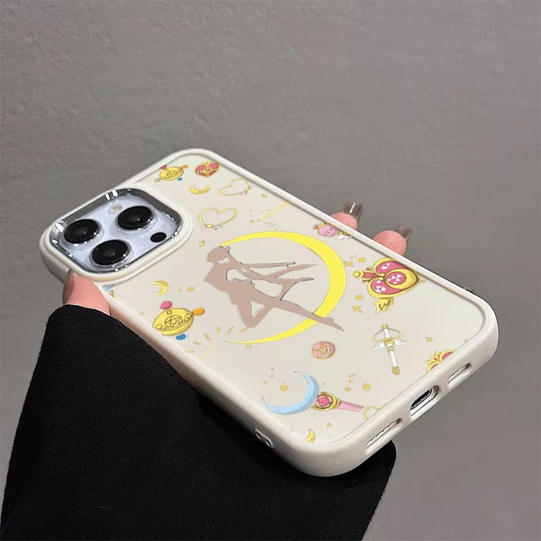 Cute Sailormoon Phone Case for iphone X/XS/XR/XS Max/11/11pro/11pro max/12/12pro/12pro max/13/13pro/13pro max/14/14pro/14plus/14pro max/15/15pro/15pro max PN6414