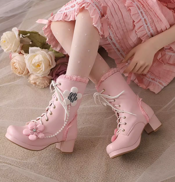 Pretty Flowers Boots PN6181