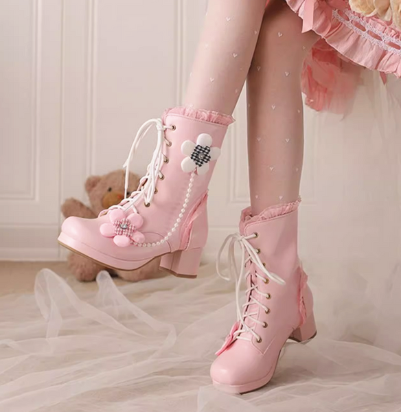 Pretty Flowers Boots PN6181