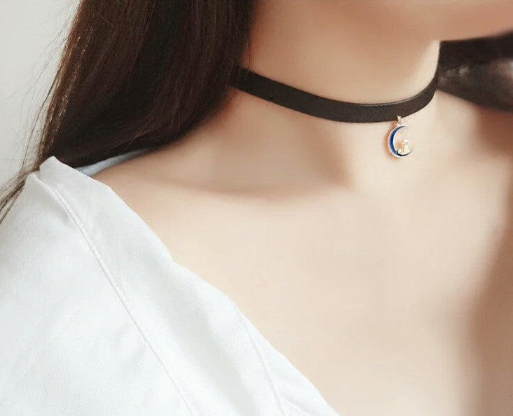 Moon And Luna Choker PN1007 – Pennycrafts