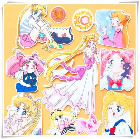 Sailor Moon Usagi And Chibiusagi Stickers PN0462