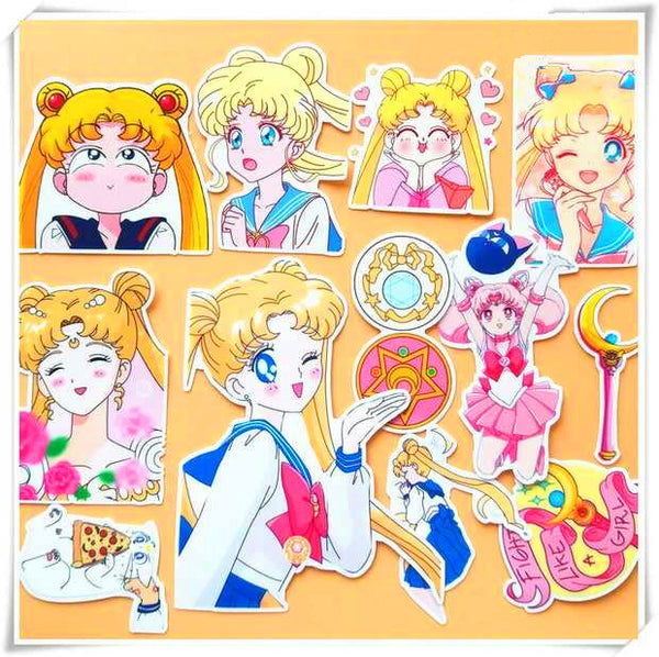 Sailor Moon Usagi And Chibiusagi Stickers PN0462