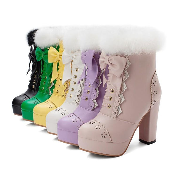 Cute Lolita Colorful Boots PN3519