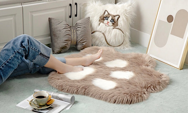 Lovely Cat Paw Floor Mat PN3466