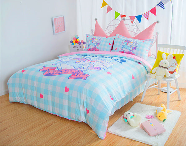 Dreamy Unicorn And Cinnamoroll Bedding Set PN0532