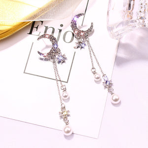 Cute Moon Girl Earrings PN4602