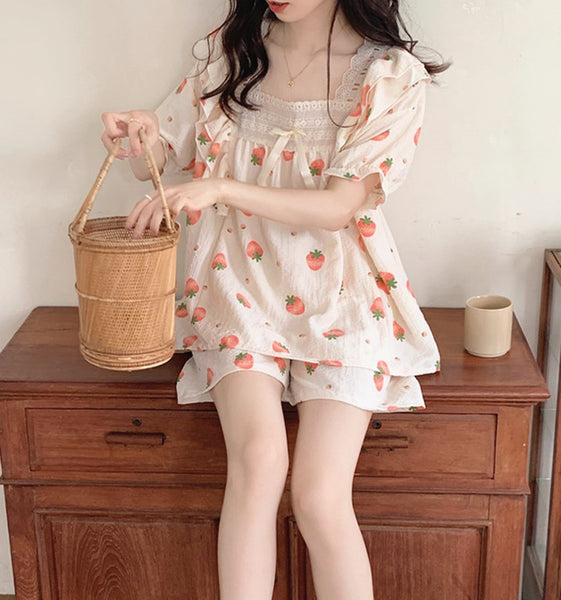 Fashion Strawberry Pajamas Suits PN5165