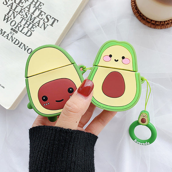 Smile Avocado Airpods Case For Iphone PN1591