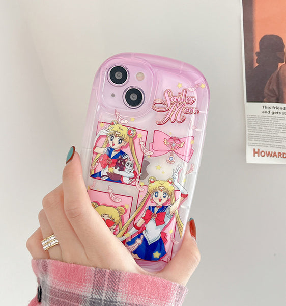 Kawaii Sailormoon Phone Case for iphone X/XS/XR/XS Max/11/11pro/11pro max/12/12mini/12pro/12pro max/13/13pro/13pro max/14/14plus/14pro/14pro max PN5420