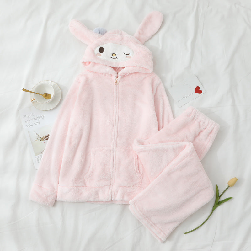 Kawaii My melody Winter Pajamas Suits Set PN1956