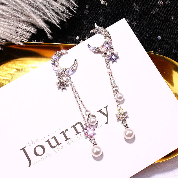 Cute Moon Girl Earrings PN4602