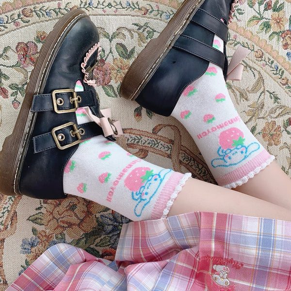 Cartoon Strawberry Socks PN3358