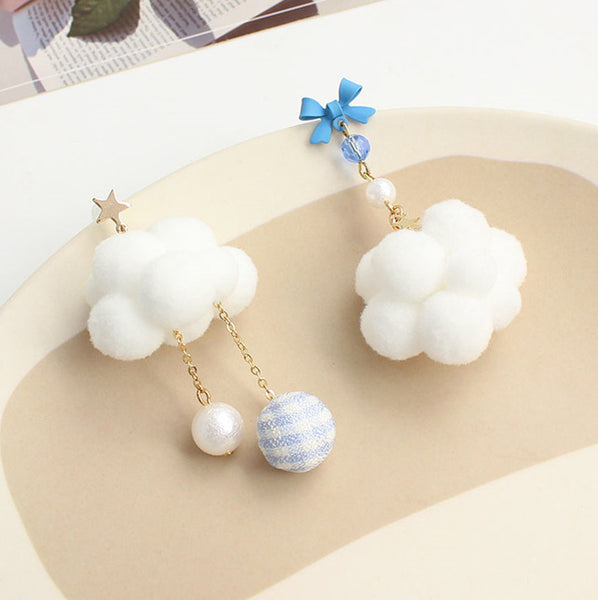 Lovely Cloud Earrings/Clips PN4793