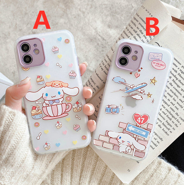 Cartoon Dog Phone Case for iphone 7/7plus/8/8P/X/XS/XR/XS Max/11/11pro/11pro max/12/12mini/12pro/12pro max PN3530