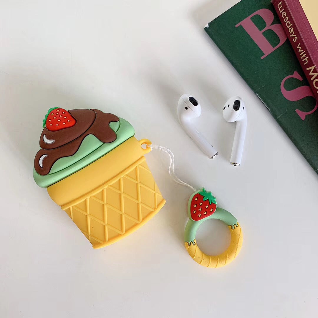 Ice Cream Airpods Protector Case For Iphone PN1166 – Pennycrafts