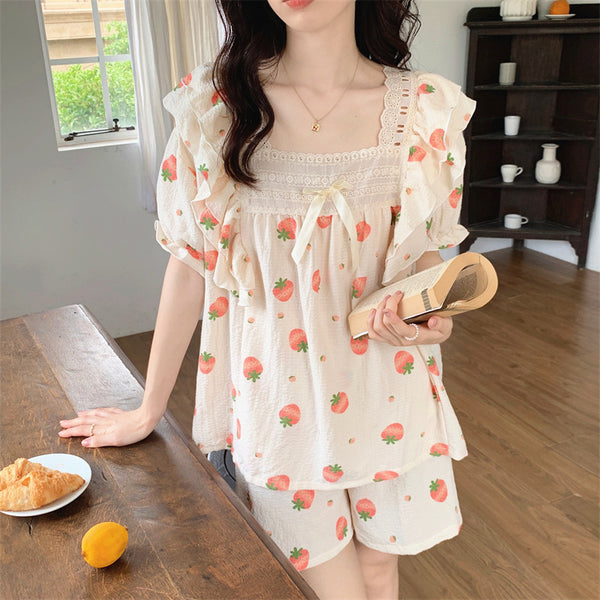 Fashion Strawberry Pajamas Suits PN5165