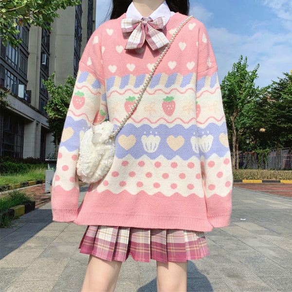 Sweet Strawberry Sweater PN3152