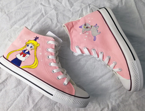 New Style Sailormoon Usagi Canvas Shoes PN1676