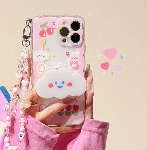 Cute Clouds Phone Case for iphone 7plus/8P/X/XS/XR/XS Max/11/11pro/11pro max/12/12mini/12pro/12pro max/13/13mini/13pro/13pro max/14/14pro/14max/14pro max PN5271