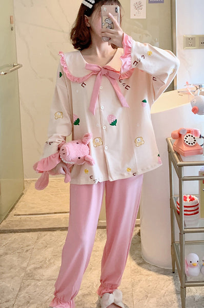 Strawberry Bear Pajamas Suits PN4526