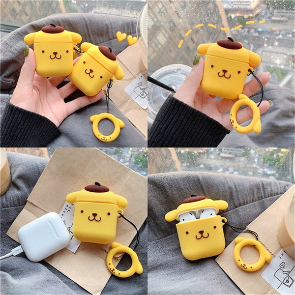 Pom Pom Purin Airpods Case For Iphone PN1142