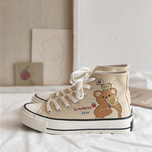 Lovely Bear Canvas Shoes PN4296