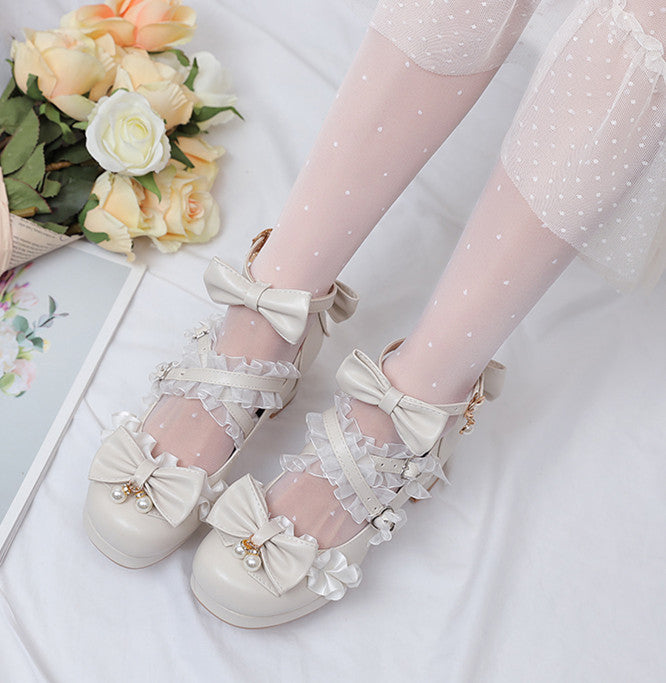 Fashion Lolita Bow-tie Shoes PN3742 – Pennycrafts