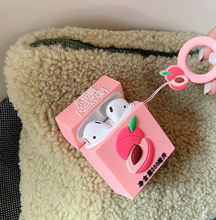 Lemon and Peach Airpods Case For Iphone PN1960