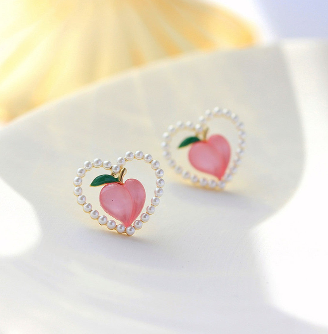 Cute Peach Earrings PN4994