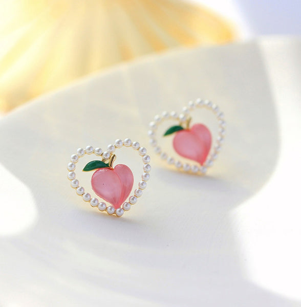 Cute Peach Earrings PN4994