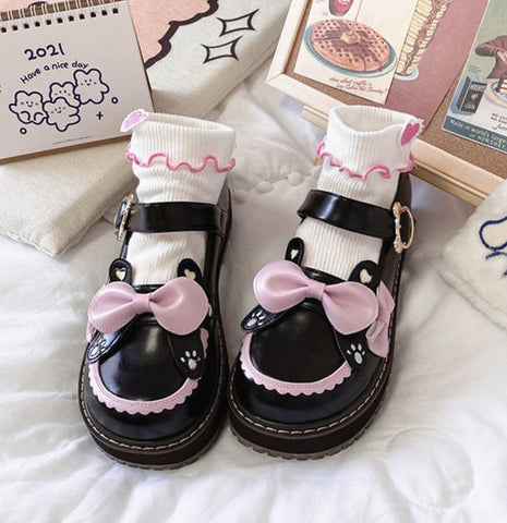 Kawaii Lolita Paw Girls Shoes PN4298