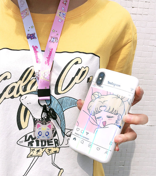 Luna and Artemis Phone Lanyard PN1202