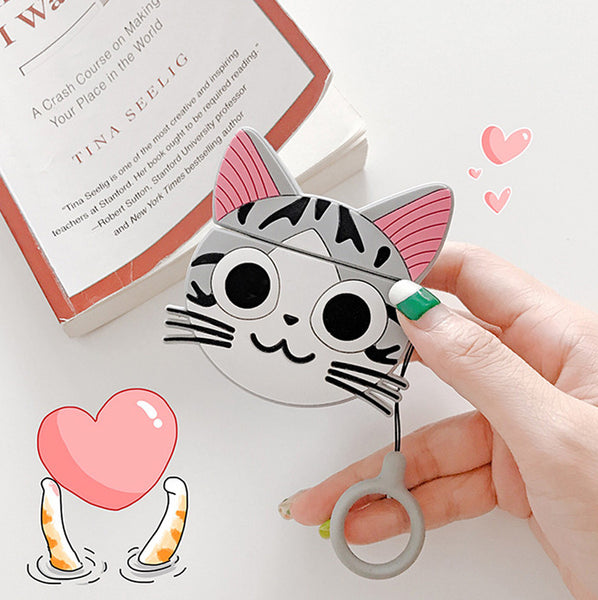 Cute Cat Airpods Case For Iphone PN1592