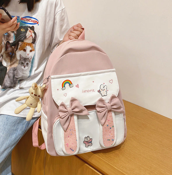 Cute Rabbit Ears Backpack PN4182