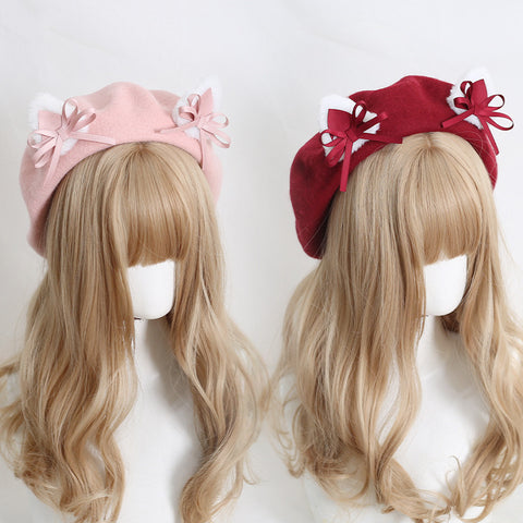 Lovely Cat Ears Lolita Beret PN4633