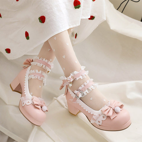 Fashion Lolita Bow-tie Shoes PN4531