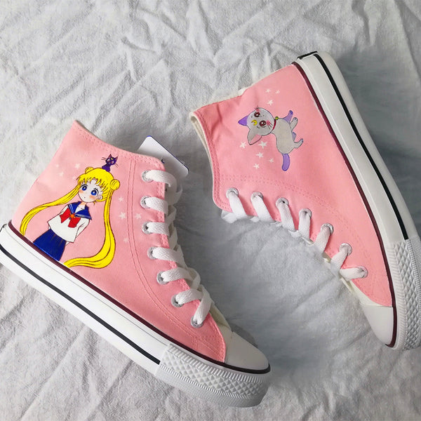 New Style Sailormoon Usagi Canvas Shoes PN1676