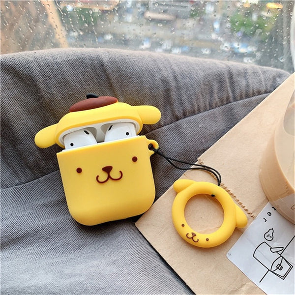 Pom Pom Purin Airpods Case For Iphone PN1142