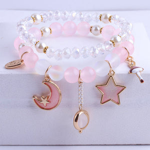 Fashion Star and Moon Bracelet PN4610