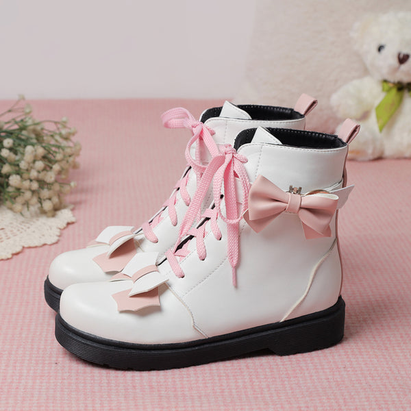 Fashion Bowtie Girls Martin Boots PN4492