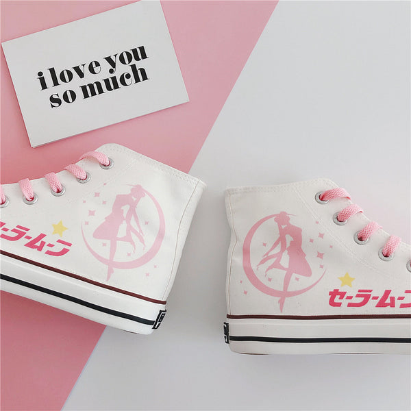 Fashion Sailor Moon Canvas Shoes PN2287