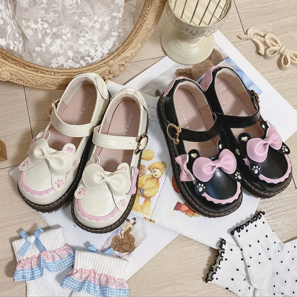 Kawaii Lolita Paw Girls Shoes PN4298