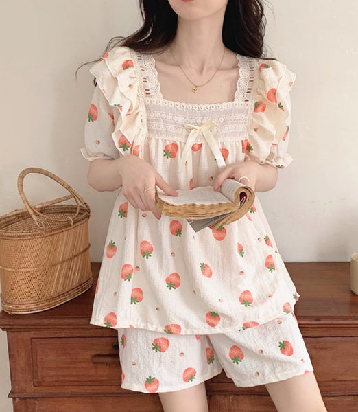 Fashion Strawberry Pajamas Suits PN5165