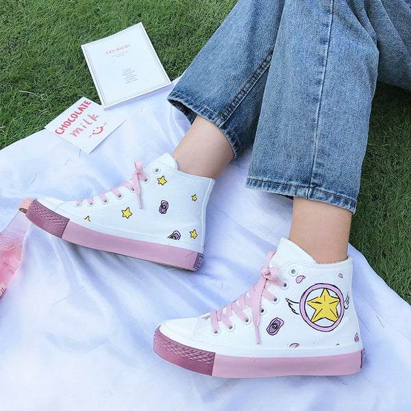 Fashion Sakura Canvas Shoes PN2081