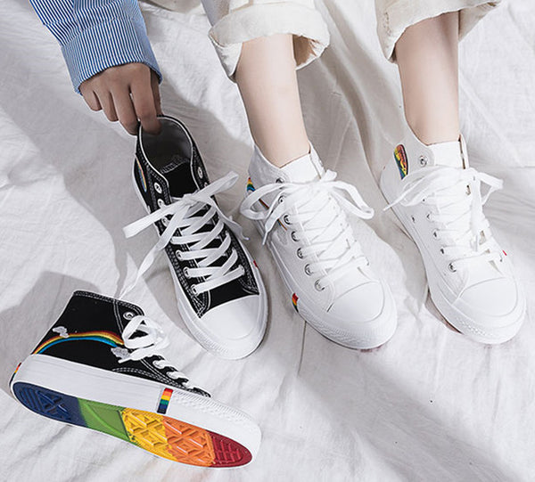 Fashion Rainbow Canvas Shoes PN2740